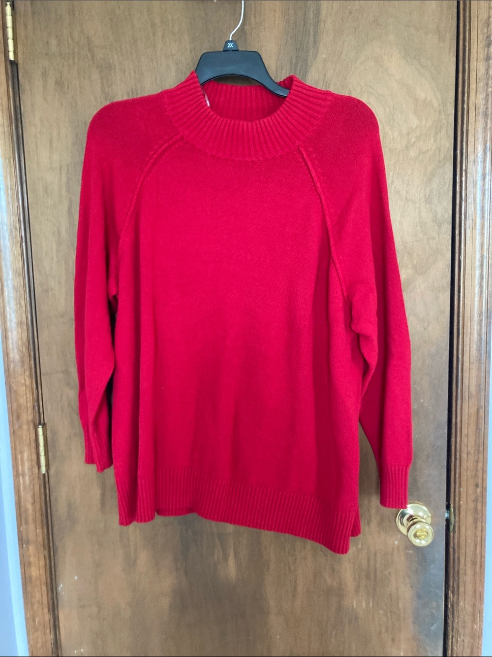 89th & Madison jester red sweater 3X - Picture 14 of 17